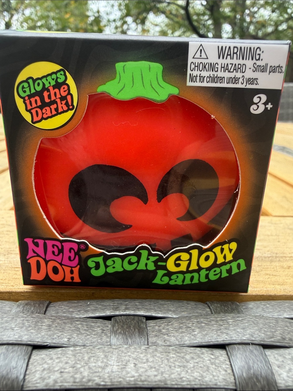 Nee Doh Jack-Glow Lantern Kids Toy - Orange Glow